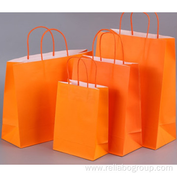 Brown Kraft Paper Bags with handles Shopping Bag